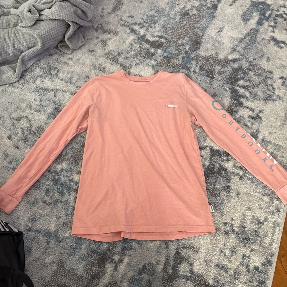 Magellan Outdoors Pink Long Sleeve Tee